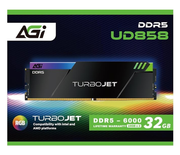 AGi 32GB (2x16GB) 6000 CL30 Turbojet RGB Black - 1531208 - zdjęcie 4